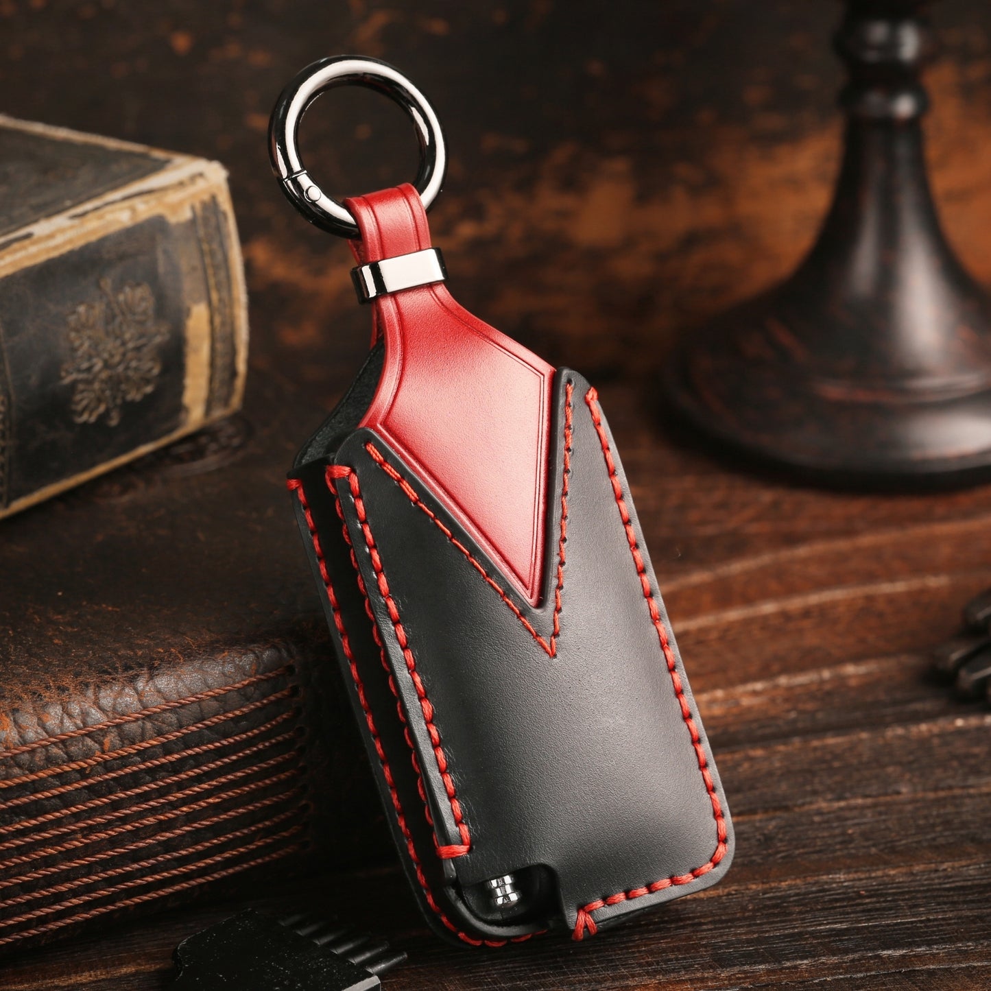 【改良版】トヨタ エンジンスターター カバー アルファード30系 ノア80系 VOXY 80系 カローラ 新型ハリアー 80系 C-HR スマー 本革 カバー キーケース エンジンスターター 一体型 保護ケース 専用設計 納車祝い 父の日 ギフト