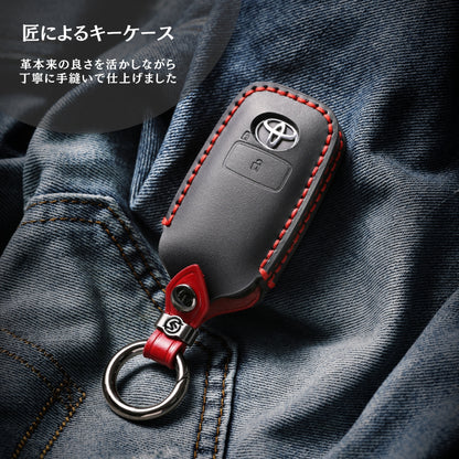 トヨタ ライズ ダイハツ ロッキー 新型タフト 新型 ルーミー タント カスタム 本革 キーケース TOYOTA raize DAIHATSU TANTO LA650S LA660S rocky TAFT キーカバー アクセサリー カスタム パーツ 納車祝い 父の日 ギフト