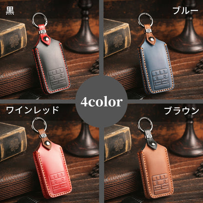 【改良版】トヨタ エンジンスターター カバー アルファード30系 ノア80系 VOXY 80系 カローラ 新型ハリアー 80系 C-HR スマー 本革 カバー キーケース エンジンスターター 一体型 保護ケース 専用設計 納車祝い 父の日 ギフト