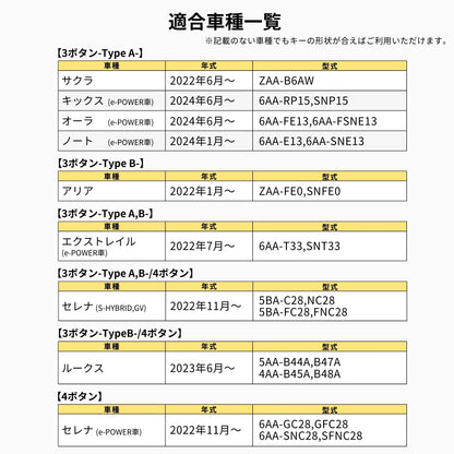 新型 エクストレイル T33系 キーカバー 本革 日産 ノート オーラ サクラ キーケース スマートキーケース アリア 新型 セレナ C28 ルークス 40系後期 2022年 最新 キーケース アクセサリー カスタム パーツ 父の日 ギフト