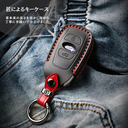 スバル キーカバー スバル キーケース フォレスター 新型 レヴォーグ レイバック インプレッサ 本革 レヴォーグスバル フォレスター 車の鍵 アクセサリー カスタム パーツ 納車祝い 父の日 ギフト