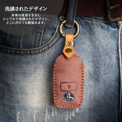 トヨタ ライズ ダイハツ ロッキー 新型タフト タント カスタム 本革 キーケース カバー raize TANTO LA650S LA660S rocky TAFT キーカバー アクセサリー カスタム パーツ 納車祝い 彼氏 ホワイトデー ギフト