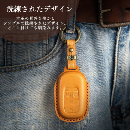フリード GT系 NBOX 新型 JF5 JF6 N-BOX ステップワゴン RP8 キーケース ZRV キーカバー ヴェゼル 新型 STEPWAGON AIR SPADA 本革 Honda スマートキー ZR-V オデッセイ 新型 RC5 アクセサリー カスタム パーツ 納車祝い 父の日 ギフト