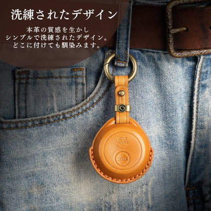 【改良版】ホンダ エンジンスターター カバー キーケース 本革 フリード 新型ヴェゼル ステップワゴン zrv エンスタ ケース 本田 丸型 エンジンスターター ケース Honda キーケース かっこいい プレゼント 彼氏 父の日 ギフト
