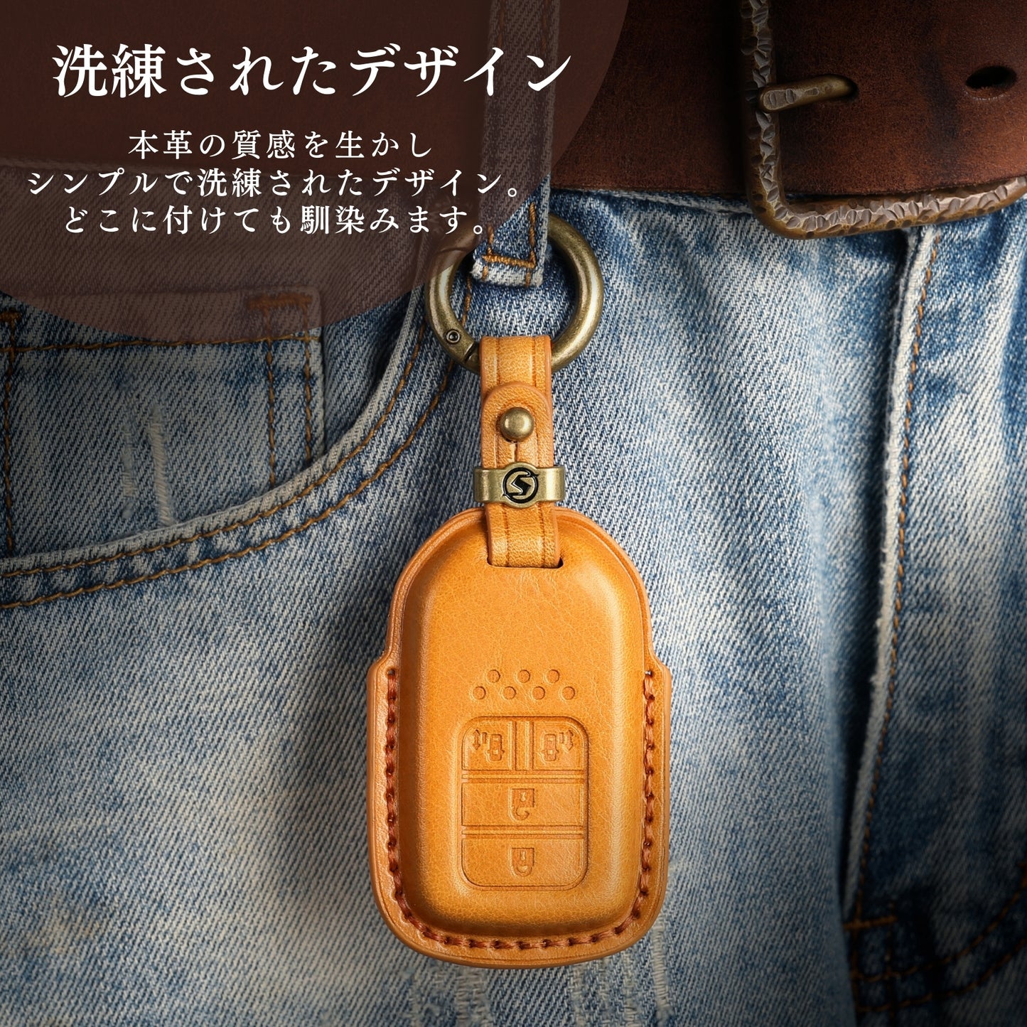 WRV フィット フリード キーカバー 本革 高級 スマートキーケース ホンダ オデッセイ Freed plus キーケース ステップワゴン スマートキーカバー Honda キーカバー 鍵 アクセサリー カスタム パーツ 納車祝い 父の日 ギフト