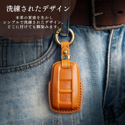 ランクル70系 スマートキーケース 本革 高級 ランドクルーザー 70系 キーカバー トヨタ キーケース