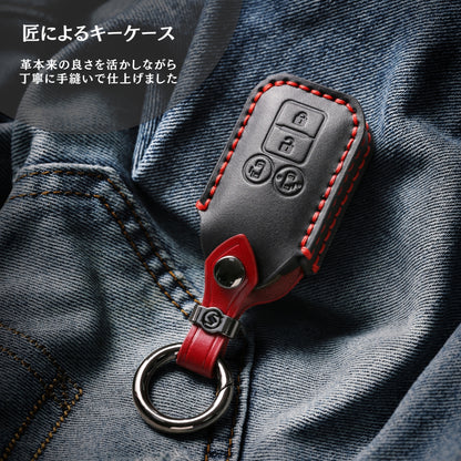 スズキ キーカバー ジムニーノマド フロンクス 新型 ジムニー シエラ 新型 ハスラー ソリオ バンディット スペーシア ワゴンR カスタム 本革キーケース SUZUKI 新型 スイフト クロスビー アクセサリー カスタム パーツ 納車祝い 父の日 ギフト