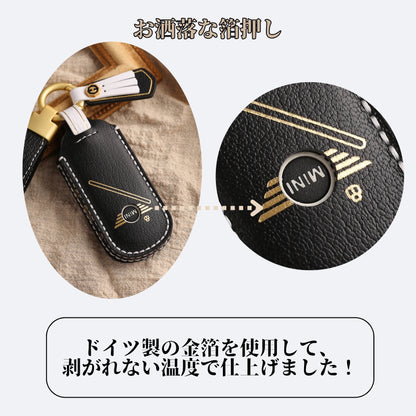 くすみカラー MINI COOPER 3DOOR F66 / JO1 新型 キーケース カントリーマン 2024年発売 対応 キーカバー スマートキーケース 父の日 ギフト
