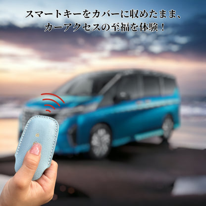 くすみカラー アウトランダー PHEV 新型 キーカバー 三菱 Outlander スマートキー ケース 三菱 新型アウトランダー 2022年 最新 gn0w キーケース アウトランダー PHEV アクセサリー 父の日 ギフト