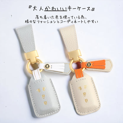くすみカラー nbox nboxカスタム キーケース 箔押し エヌボックス レディース ホンダ キーカバー アクセサリー カスタム パーツ 父の日 ギフト