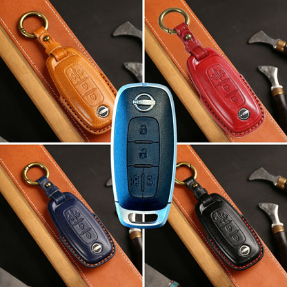 新型 エクストレイル T33系 キーカバー 本革 日産 サクラ キーケース スマートキーケース 日産 アリア 新型 セレナ C28 キーカバー ルークス 40系後期 キーシェル 2022年 最新 キーケース ギフト