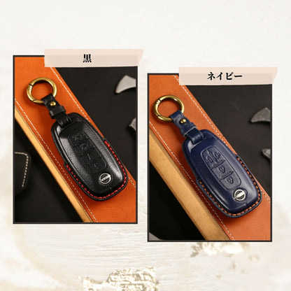新型 エクストレイル T33系 キーカバー 本革 日産 サクラ キーケース スマートキーケース 日産 アリア 新型 セレナ C28 キーカバー ルークス 40系後期 キーシェル 2022年 最新 キーケース ギフト