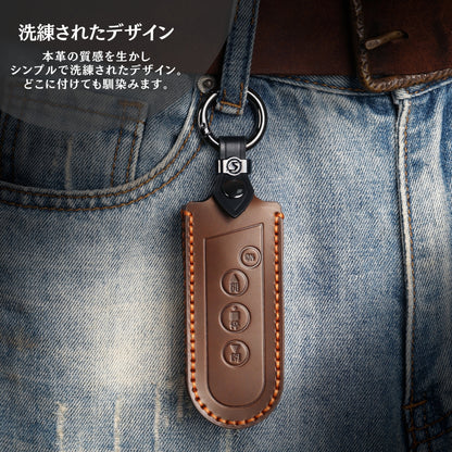 【改良版】三和シャッター リモコン キーケース リモコンカバー スマートキー スマートリモコン リモコンキー キーカバー 本革キーケース 車庫の鍵 Ｃ１ 引越し祝い プレゼント 彼氏 父の日 ギフト