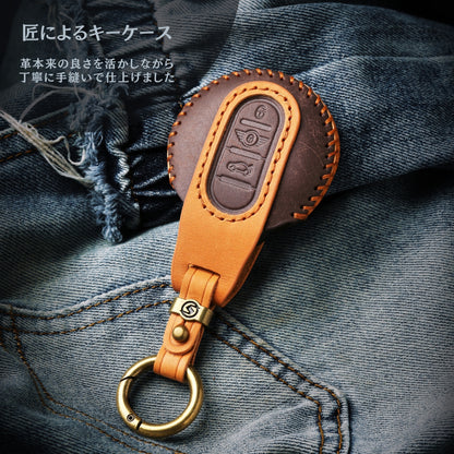 BMW MINI キーケース なめし革 プレミアム キーカバー ミニ Fシリーズ キーケース F60 F56 F55 F54 クーパー クーパーS クロスオーバー COOPER CROSSOVER レトロ風 アクセサリー カスタム パーツ 納車祝い 彼氏 ホワイトデー ギフト