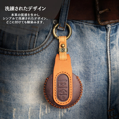 BMW MINI キーケース なめし革 プレミアム キーカバー ミニ Fシリーズ キーケース F60 F56 F55 F54 クーパー クーパーS クロスオーバー COOPER CROSSOVER レトロ風 アクセサリー カスタム パーツ 納車祝い 彼氏 ホワイトデー ギフト