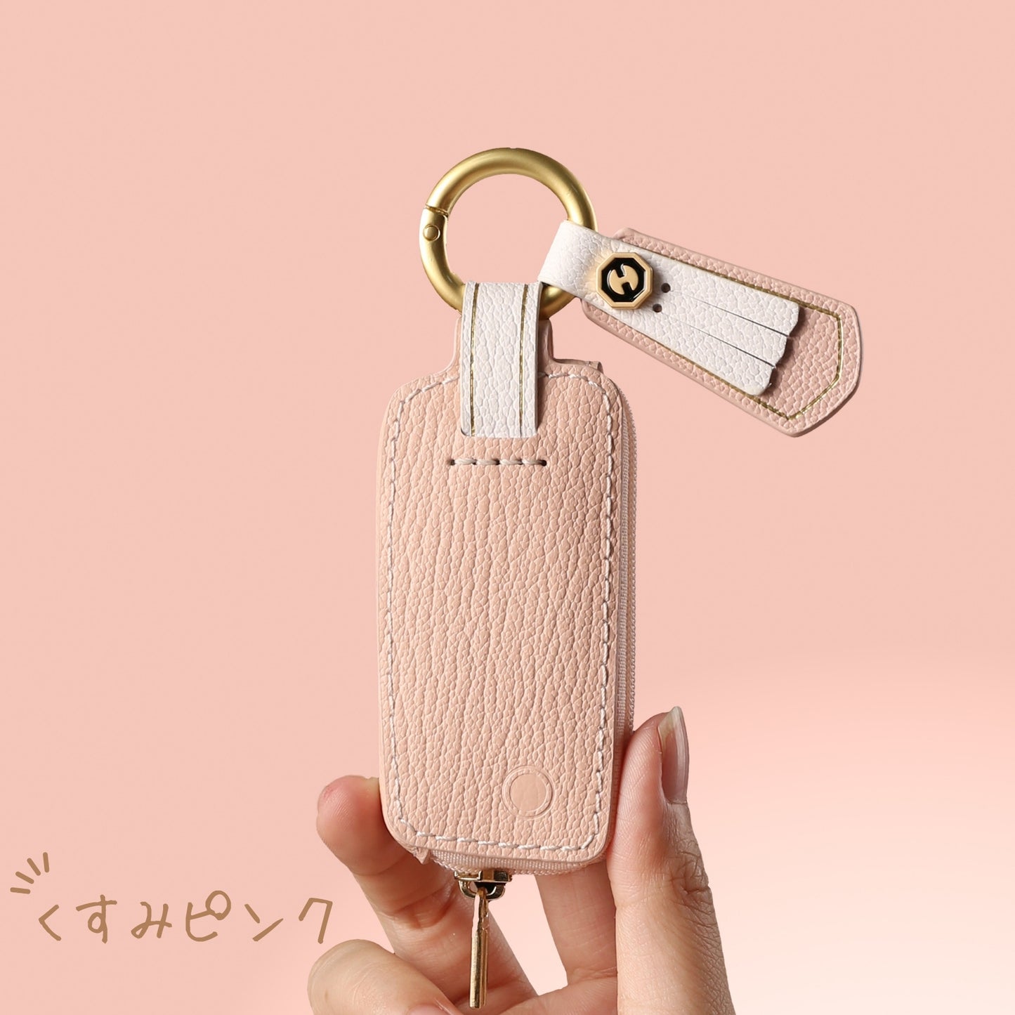 【新型キー対応】Tebraキー くすみカラー　THKY‐02L ケース 本革 キーカバー キーケース Clavis マンション ハンズフリー キーカバー ギフト 彼氏 ホワイトデー ギフト