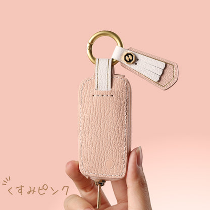 【新型キー対応】Tebraキー くすみカラー　THKY‐02L ケース 本革 キーカバー キーケース Clavis マンション ハンズフリー キーカバー ギフト 彼氏 ホワイトデー ギフト