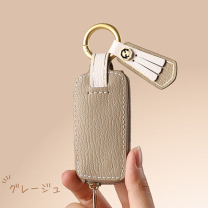 【新型キー対応】Tebraキー くすみカラー　THKY‐02L ケース 本革 キーカバー キーケース Clavis マンション ハンズフリー キーカバー ギフト 彼氏 ホワイトデー ギフト