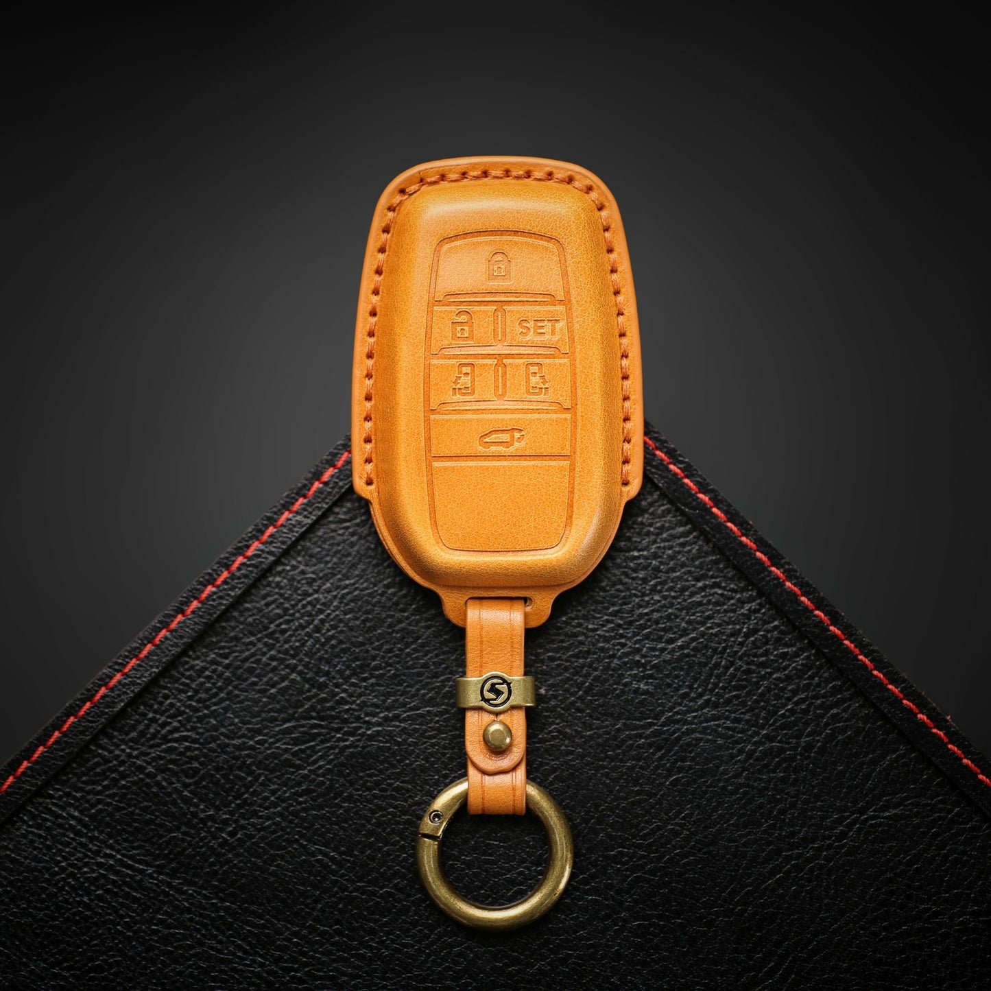 アルファード 30系 後期 キーケース ヴェルファイア キーカバー 高級本革 スマートキーカバー スマートキーケース 6ボタン Toyota Vellfire alphard 30 専用 アクセサリー カスタム パーツ 納車祝い 父の日 ギフト