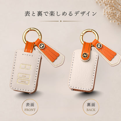 くすみカラー トヨタ エンジンスターターケース スバル エンジンスターター カバー スズキ スペーシア ヤリスクロス カローラ 新型ハリアー リモコンスタート 本革 かわいい ベーシックタイプ